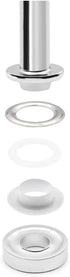 Dritz 740-9-T Fashion Grommet Kit with Tools, White, 1/2-Inch 8-Sets...