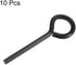 10 Pack Black 5/32 inch Standard Hex Dogging Key with Full Loop, Hex Dogging Key, Allen Key Sets Wrench Fit on Keychain Push Bar Panic Exit Device...