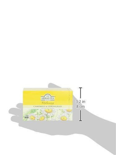 Ahmad Tea Camomile & Lemongrass Infusion, 20 Count (Pack of 6)...