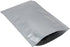 FERENLI 100 Pieces Stand Up Clear Front Zipper Lock Resealable Aluminum Mylar Foil Plastic Packaging Bag for Zip Heat Sealable Lock with Tear Notc...