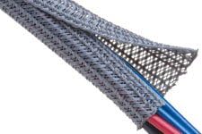 Fastronix Black Flex Braid Wire Wrap (1/2" X 10')...