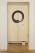 Narumi Japanese Enso Noren Doorway CurtainTapestry Hemp Blend Twill Fabric 33.5"x59.1" from Japan...