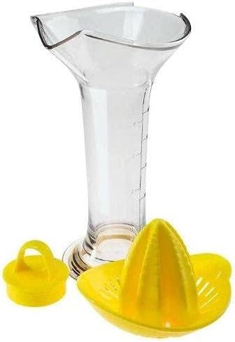 New Metro Design Juice Lab Citrus Juicer-Reamer, 5 Ounce Capacity, White...