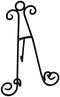 Simply Said, INC Decorative Easel - 12" Tall Black, Metal Easel from DIY Crafting Series A1065...