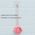 5Pcs Pink Sponge Bottle Brush 17cm Long Handle Flower Shaped Cleaning Brushes for Reusable Water Bottles Containers Glasses...