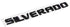 3D Raised and Strong Adhesive Decals Letters Badge Fit for Silverado LT 1500 2500Hd 3500Hd - Gloss Black...