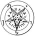 STAINLESS STEEL (2023) Inverted Pentagram Sabbatic Goat Head Pendant Necklace Baphomet LaVeyan Inverted Pentacle LaVey Satainism Adjustable Double...