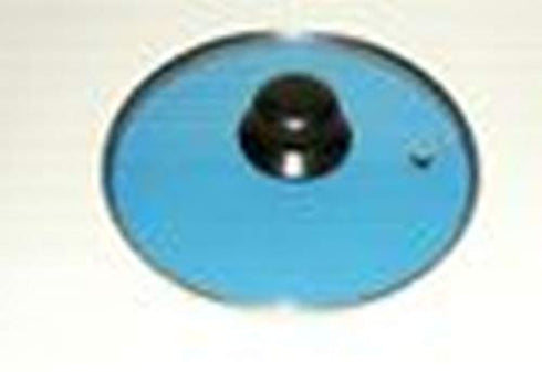 Glass Lid 22cm/8.7" Dia Blue Transparent Glass Guaranteed Quality...