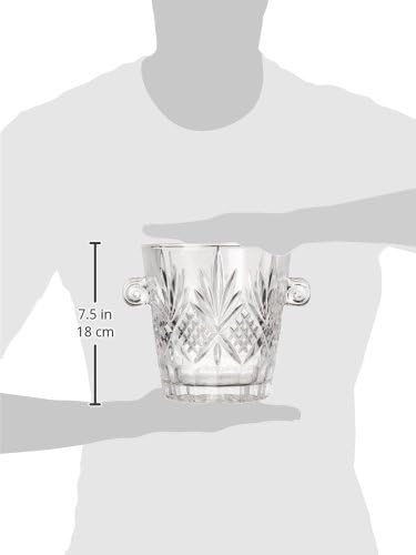 Godinger Dublin Ice Bucket, Clear...