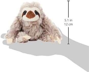 Wild Republic Pocketkins Sloth Stuffed Animal, Five Inches, Gift for Kids, Plush Toy, Fill is Spun Recycled Water Bottles, 5 inches, Model Number:...