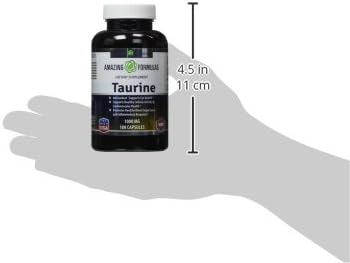 Amazing Formulas Taurine Supplement | 1000 Mg per Serving | 100 Capsules | Non-GMO | Gluten-Free | Made in USA...