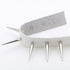 Uviviu 20 Pcs 40mm Spike and Studs, Metalic Rivet Screw on Cone for Leather Crafts Punk DIY Clothing (40MMx20Pcs, Silvery)...