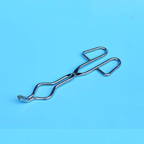 Set of 2 (Two) 8 Inches Crucible Tongs Stainless Steel Professional Grade Crucible SS Casting Tool Lab Tongs...