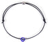 HUNO 6Pcs/Set Evil Eye Ankle Bracelet Lucky Amulet Blue Eye Waterproof String Anklets for Women Kabbalah Protection Jewelry-A...