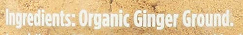Spicely Organics USDA Certified Organic Ginger Ground, No Artificial Colors or Preservatives, Zero Sugar, Vegan Friendly, Kosher, Gluten Free & No...