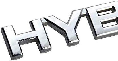 EmbRoom Hybrid Emblem Fender 3D Metal Badge Decal Replacement for Universal Car (Blue Chrome)...