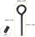 10 Pack Black 5/32 inch Standard Hex Dogging Key with Full Loop, Hex Dogging Key, Allen Key Sets Wrench Fit on Keychain Push Bar Panic Exit Device...