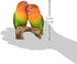 Hi-Line Gift Ltd Parrots on Branch Statue, Orange...