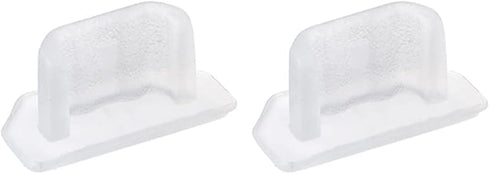 uxcell 20pcs Silicone Micro USB Cap Port Cover Anti Dust Protector 6.5mmx2.3mm Clear...