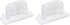 uxcell 20pcs Silicone Micro USB Cap Port Cover Anti Dust Protector 6.5mmx2.3mm Clear...