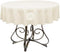 KS Linens Polyester Round Tablecloth 72" (Ivory)...