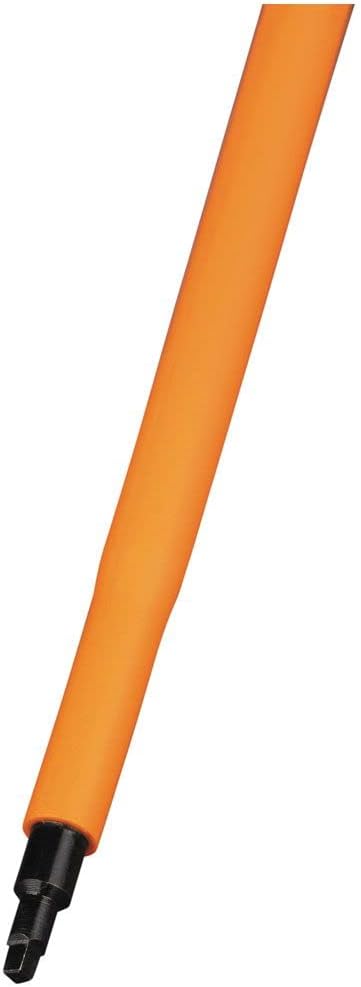Klein Tools 6886INS Insulated Screwdriver, 1000V #1 Square Tip Screwdriver with 6-Inch Shank, Tip-Ident, Cushion-Grip Handle...