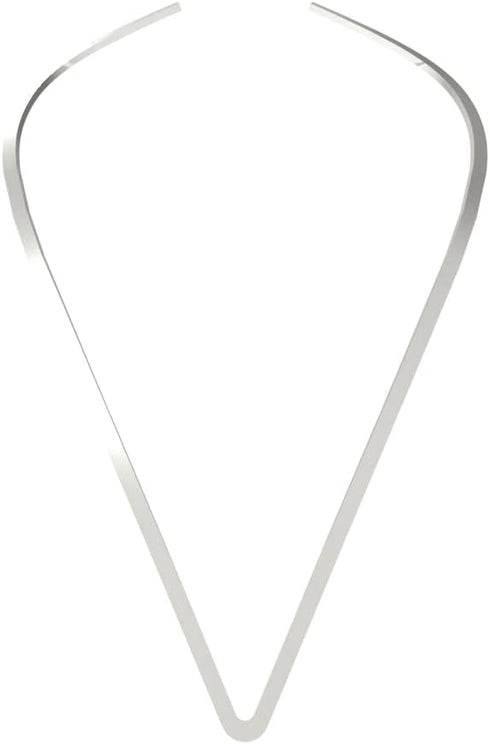 High Polished Choker Necklace V Shaped Necklace Jewelry Gift For Women Men's...