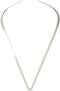 High Polished Choker Necklace V Shaped Necklace Jewelry Gift For Women Men's...