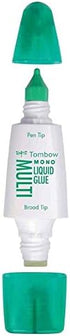 Tombow 62191 MONO Multi Liquid Glue, 0.88 Ounce, 1-Pack. Multi-Purpose Glue with Dual Tip Dispenser for Precise to Full Coverage Application...