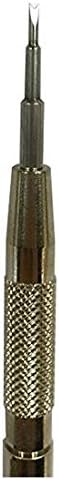 New Package Swiss Made Bergeon 6767-S Watch Spring Bar Tool - Long Stainless Steel Handle with Replaceable Screw(6767-S) (6767-F)...