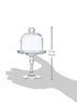 Hospitality Glass Brands 96457-001 7.75" Mini Patisserie Footed Cake Plate (Pack of 1)...