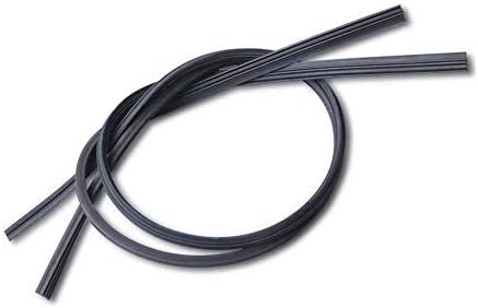 Car Wiper Blade 2 Pcs Windshield Wiper Rubber Strip 20" Car Vehicle Insert Rubber Strip Wiper Blade Natural Rubber Boneless Wiper For Car Bus Blac...
