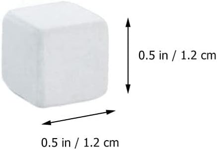 NUOBESTY 24pcs Fish Tank Calcium Stone Calcium Mineral Reptiles Molar Cube Calcium Supplement Grinding Rock Block for Freshwater Aquarium Tank...
