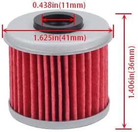 116 HF116 Oil Filter for CRF150R CRF250R CRF250X CRF450R CRF450X Motorcycle ATV Parts (Pack of 10)...