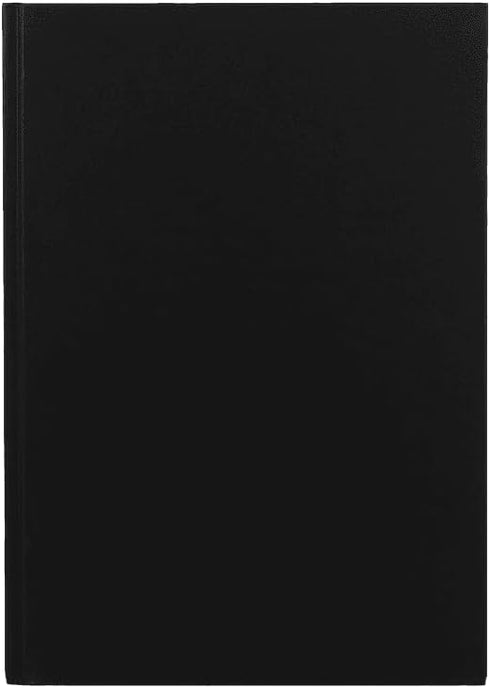 Seawhite Black Cloth Cover Hardback Sketchbook A4 Portrait - 8.3 x 11.7"...