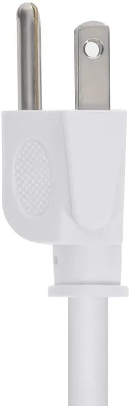 Monoprice Heavy Duty Power Cord - NEMA 5-15P to IEC 60320 C15, 14AWG, 15A/1875W, 125V, SJT, 8ft, White...
