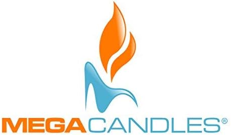 Mega Candles 48 pcs Unscented Straight Red Taper Candles, Hand Poured Wax Candle 5 Inch x 3/4 Inch, Home Décor, Wedding Receptions, Centerpieces, ...