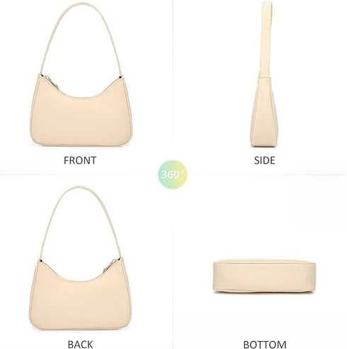 Shoulder Bags for Women, Cute Hobo Tote Handbag Mini Clutch Purse Zipper Closure...