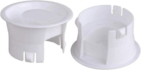 Glass Water Pitcher Lids Food Grade Plastic Anti-Dust Splash Resistant Stoppers Covers for Water Jug Glass Bistro Pitcher 2 pieces(White)...