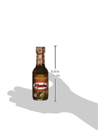 El Yucateco Coffee Habanero Sauce, 4 oz, Gluten Free, Sugar Free, 6 Pack...