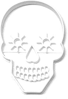 SUGAR SKULL WITH DETAILS DIA DE LOS MUERTOS DAY OF THE DEAD CELEBRATION COOKIE CUTTER USA PR3255...
