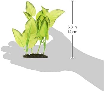 Marina Naturals, Green Foreground Silk Plant, Small Fish Tank Decoration, PP113...