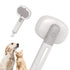 DOC'S 4 in 1 Multifunctional Vibration Massage Pet Comb Negative Ion One Click Self Cleaning Slicker Pet Grooming Brush for Dogs Cats...