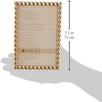 Lawrence Frames 4x6 Golden Rope Picture Frame (712046)...