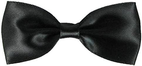 Bow Tie Embellishments for Crafts, HipGirl 10pc Ribbon Bows for DIY Small Hair Ties,Hair Clips, Christmas Cards, Scrapbooks, 10pc 3" Satin Bow Tie...