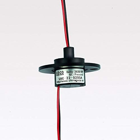 GCSLIPRING Slipring 2wire 5A conductive ring collector ring rotating electrical contact (5a)...
