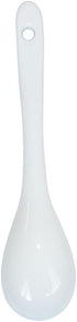 6 pcs Porcelain Egg Spoons Ceramic Spoons 4.7 inch Coffee Dessert Yogurt Tea Milky Tea White...
