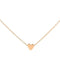 LittleB Simple Choker Heart Pendant Necklace for women and girls. (Gold)...
