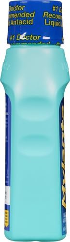 Mylanta Antacid and Gas Relief, Maximum Strength Formula, Vanilla Caramel Flavor, 12 Fluid Ounce...