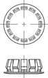 (Pack of 4) Body Floor Drain Plugs 1" for Jeep Wrangler YJ n CJ 1987 Through 1995 | MPP 1605 | Made inUSA...